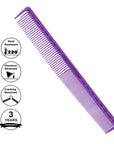 Pettine da taglio Vellen Hair® Ultimate - VH205 - 21,4 cm / 8,42 pollici - Viola