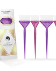Pennello per Colorazione Glam - Confezione da 4 - Viola/Rosa
