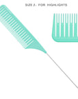 Set di pettini per schiariture Ultimate 2.0 - 5 dimensioni - Multi Colore