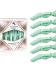 Clip per Capelli Alligatore - Confezione da 6 - Eco Menta