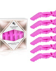 Clip per Capelli Alligatore - Confezione da 6 - Rosa