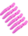 Clip per Capelli Alligatore - Confezione da 6 - Rosa