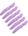 Clip per Capelli Alligatore - Confezione da 6 - Viola