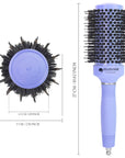 Spazzola Rotonda in Ceramica/Ionica 1,7 pollici / 43 mm - Viola