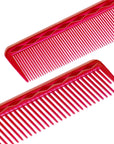 Vellen Hair® Pettine da Taglio Ultimate - VH202 - 17,8 cm - Rosso Trasparente