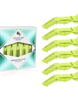 Clip per Capelli Alligatore - Confezione da 6 - Verde Erba
