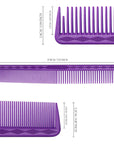 Vellen Hair® Pettine da Taglio Ultimate - VH202 - 17,8 cm - Viola