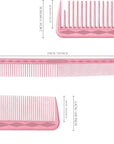 Pettini da taglio Vellen Hair® Ultimate 5 diverse dimensioni - Rosa