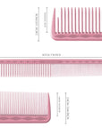 Pettini da taglio Vellen Hair® Ultimate 5 diverse dimensioni - Rosa